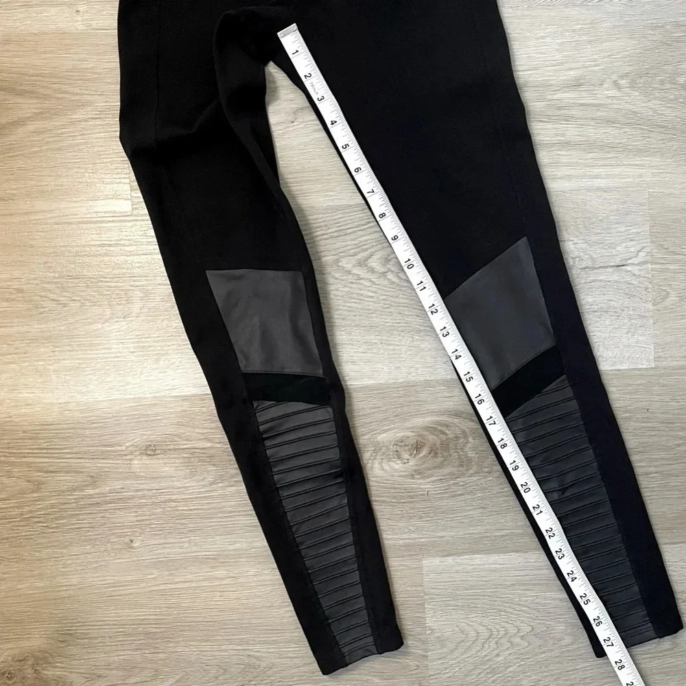 Alo Yoga High Waist Moto Leggings, Black/Black Glossy, Women’s Small